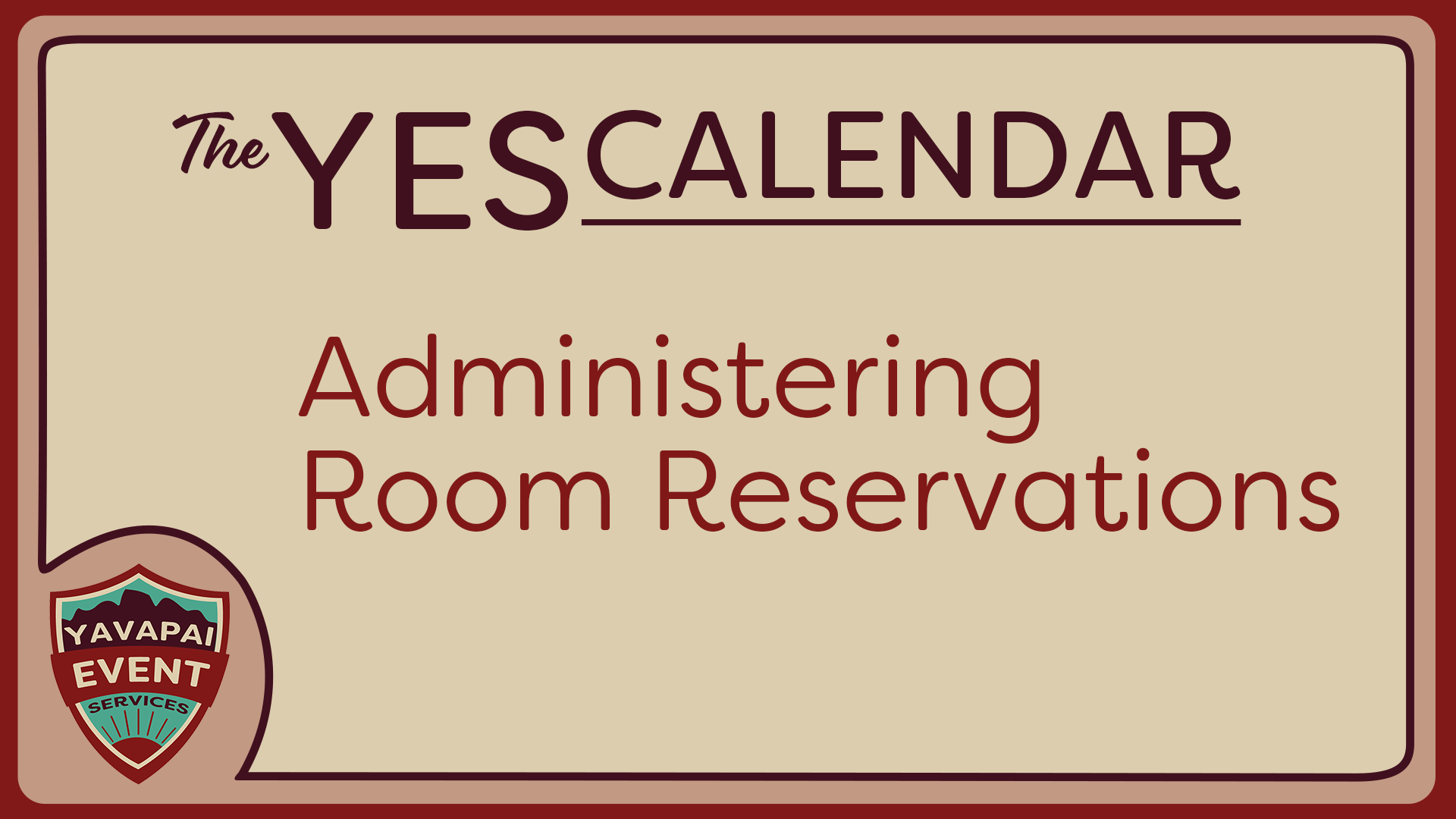 Administering Room Reservations